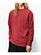 Vans Color Multiplier Overdyed Red Crew Neck Sweatshirt - Thumbnail image 1 of 3