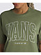 Vans Deep Sleep Oversized Green T-Shirt - Thumbnail image 2 of 2