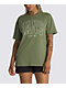 Vans Deep Sleep Oversized Green T-Shirt - Thumbnail image 1 of 2