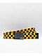 Vans Deppster Yellow & Black Checkerboard Web Belt - Thumbnail image 1 of 2