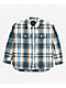 Vans Eliza Cream & Teal Flannel Shacket - Thumbnail image 6 of 6