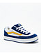 Vans Estazzo White, Blue & Yellow Skate Shoes - Thumbnail image 1 of 6