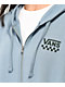 Vans Extra Fun Blue Oversize Zip Hoodie - Thumbnail image 3 of 5