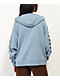 Vans Extra Fun Blue Oversize Zip Hoodie - Thumbnail image 2 of 5