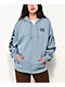 Vans Extra Fun Blue Oversize Zip Hoodie - Thumbnail image 1 of 5