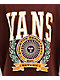 Vans First Team Bitter Chocolate Crewneck Sweatshirt - Thumbnail image 2 of 2