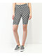Vans Flying V Black & White Checkered Bike Shorts - Thumbnail image 1 of 5