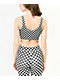 Vans Flying V Black & White Checkered Sports Bra