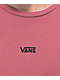 Vans Flying V Maroon Crop T-Shirt - Thumbnail image 2 of 3