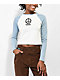 Vans Grow Peace Blue Raglan Long Sleeve Crop T-Shirt - Thumbnail image 1 of 3