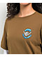 Vans Kids 66 Shredders Brown & White Twofer Long Sleeve T-Shirt - Thumbnail image 4 of 4