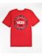 Vans Kids Logo Check Red T-Shirt - Thumbnail image 1 of 2