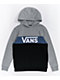 Vans Kids Mirage Colorblock Black & Grey Hoodie