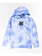 Vans Kids Nautical Blue Tie Dye Hoodie - Thumbnail image 1 of 2