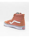 Vans Kids Sk8-Hi Side Zip Sun Baked Skate Shoes - Thumbnail image 2 of 5