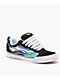 Vans Knu Skool Flame Black & Blue Skate Shoes - Thumbnail image 1 of 5
