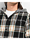 Vans Lopes Black & Green Hooded Flannel Shirt - Thumbnail image 3 of 4