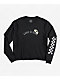 Vans Love Is Kind Black Crop Twofer Long Sleeve T-Shirt - Thumbnail image 4 of 4