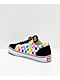 Vans Old Skool Black, White & Rainbow Checkerboard Skate Shoes