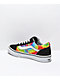 Vans Old Skool Black & Rainbow Tie Dye Skate Shoes