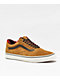 Vans Old Skool Cozy Hug Brown & Red Skate Shoes - Thumbnail image 1 of 5