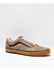 Vans Old Skool Gum, Timber Wolf & Black Skate Shoes
