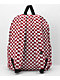 Vans Old Skool H2O Red Checkered Backpack 
