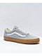 Vans Old Skool High Rise Grey, White, & Gum Skate Shoes