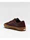 Vans Old Skool Maroon & Gum Skate Shoes - Thumbnail image 2 of 5