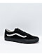 Vans Old Skool Pig Suede zapatos de skate negros y blancos