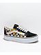 Vans Old Skool Poppy Black & White Checkerboard Platform Shoes