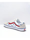 Vans Old Skool Print White, Blue & Red Skate Shoes - Thumbnail image 2 of 5