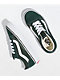 Vans Old Skool Scarab Green & White Skate Shoes