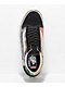 Vans Old Skool Terry zapatos de skate tie dye negro y multicolor.