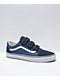 Vans Old Skool V Dress Blue & Navy Skate Shoes - Thumbnail image 1 of 4