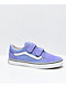 Vans Old Skool V Pale Iris & True White Skate Shoes - Thumbnail image 1 of 4