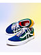 Vans Old Skool Yacht Club Blue, Green, Yellow & Red Skate Shoes