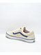 Vans Old Skool zapatos de skate de lienzo blanco y azul
