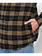 Vans Parkway II Black & Yellow Woven Hooded Flannel Shirt - Thumbnail image 4 of 4