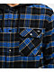 Vans Parkway II Black-True & Blue Hooded Flannel Shirt - Thumbnail image 3 of 3