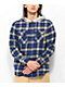 Vans Parkway II Blue Depths & Winter Pear Hooded Flannel Shirt - Thumbnail image 1 of 4