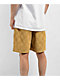 Vans Range Checkered Corduroy Tan Skate Shorts - Thumbnail image 2 of 6