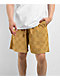 Vans Range Checkered Corduroy Tan Skate Shorts - Thumbnail image 1 of 6