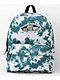 Vans Realm Deep Teal Tie Dye Backpack - Thumbnail image 1 of 6