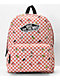 Vans Realm Sunbaked & Marshmallow Checkered Backpack - Thumbnail image 1 of 6