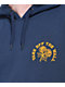 Vans Roses And Butterflies Navy Blue Hoodie - Thumbnail image 3 of 4