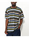 Vans Sable Green, Blue & Yellow Stripe T-Shirt - Thumbnail image 1 of 3