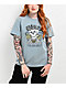 Vans Secret Powers Blue T-Shirt - Thumbnail image 1 of 2