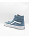 Vans Sk8-Hi Ashley zapatos de skate de cerdo y gamuza azules y blancos