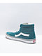 Vans Sk8-Hi Blue Coral & White Skate Shoes - Thumbnail image 2 of 4
